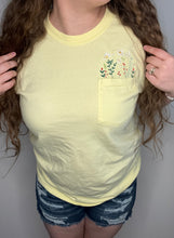 Load image into Gallery viewer, Embroidered Pocket of Flowers