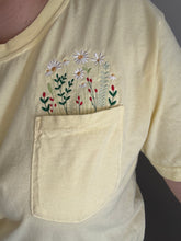 Load image into Gallery viewer, Embroidered Pocket of Flowers