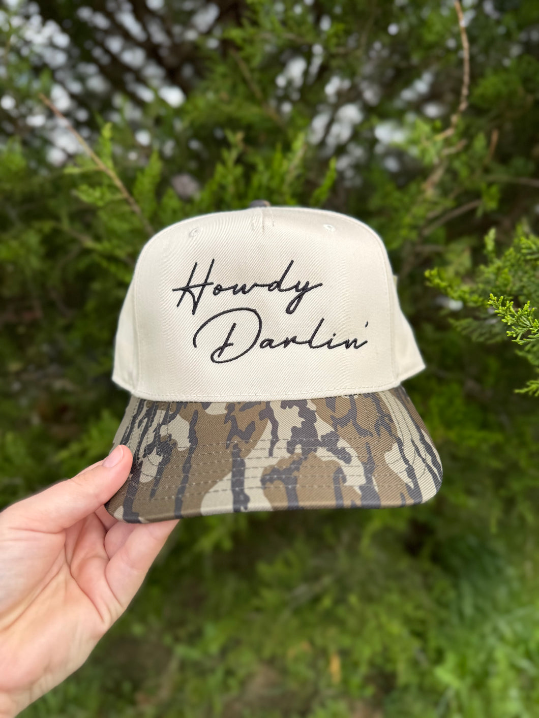 Howdy Darlin’ Camo Trucker Hat