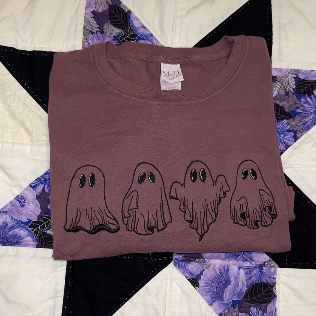 Embroidered Ghosts Shirt