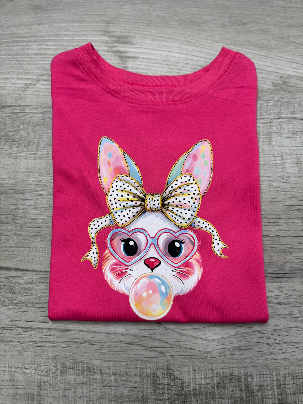 Kids' Pink Easter Bunny Bodysuit/Shirt