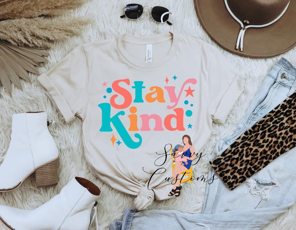 Stay Kind (White shirt)